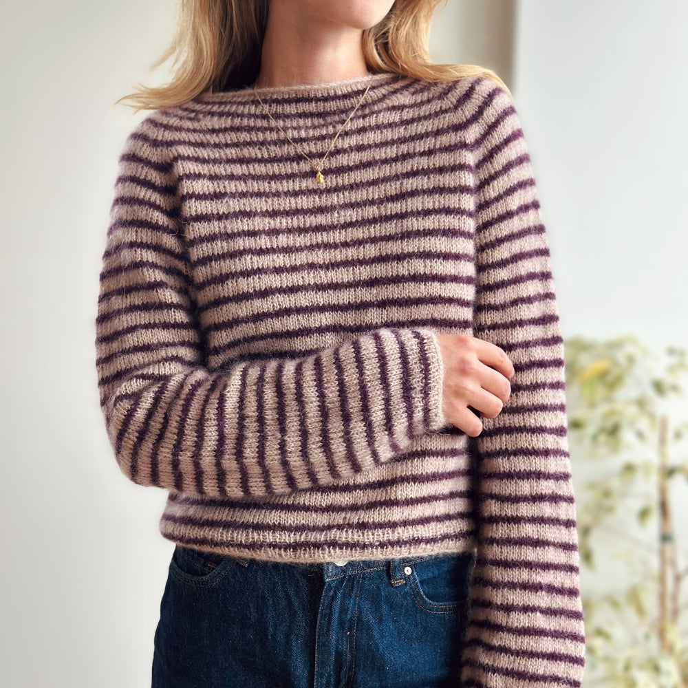 Garnkit - Frankie Blouse af PetiteKnit (Silk Mohair)