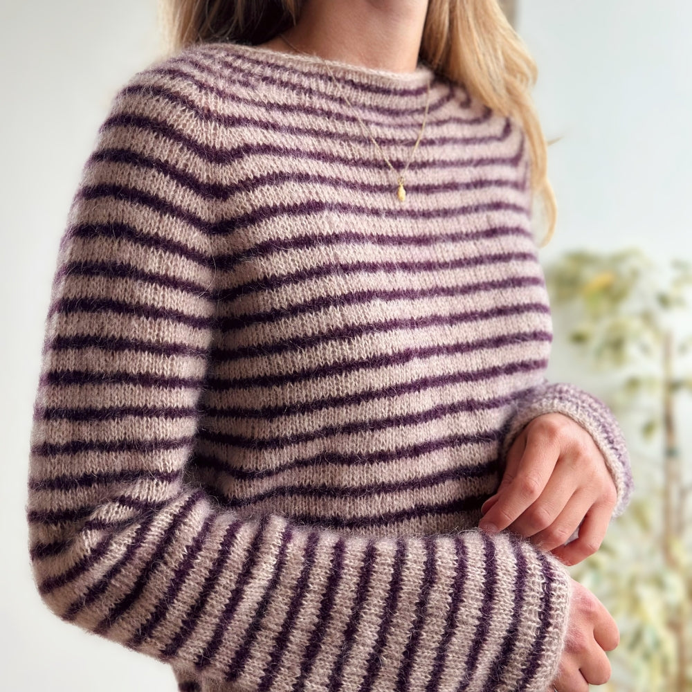 Garnkit - Frankie Blouse af PetiteKnit (Silk Mohair)