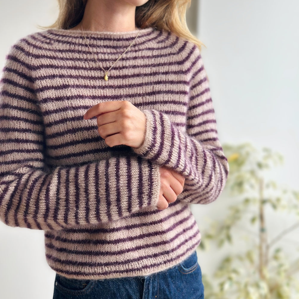 Garnkit - Frankie Blouse af PetiteKnit (Silk Mohair)