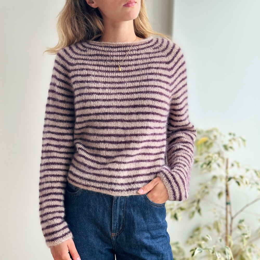 Garnkit - Frankie Blouse af PetiteKnit (Silk Mohair)