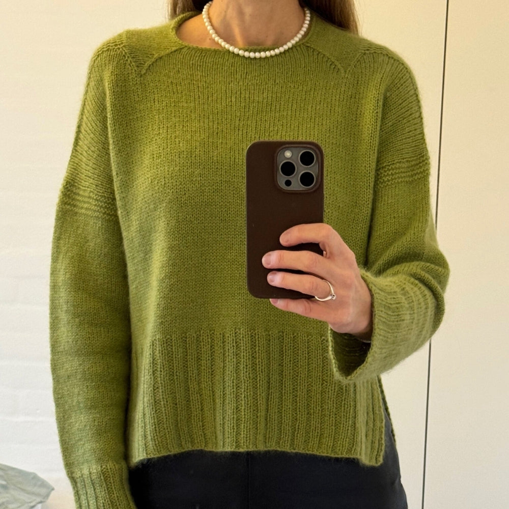 Knitting kit - Hove Sweater by Mette Sandgaard Kühl (VIP + Silk Mohair)