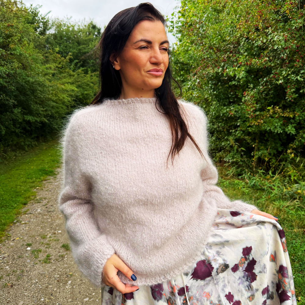 Strikkekit - Bex Sweater - Mette Sandgaard Kühl (Wool Mohair)