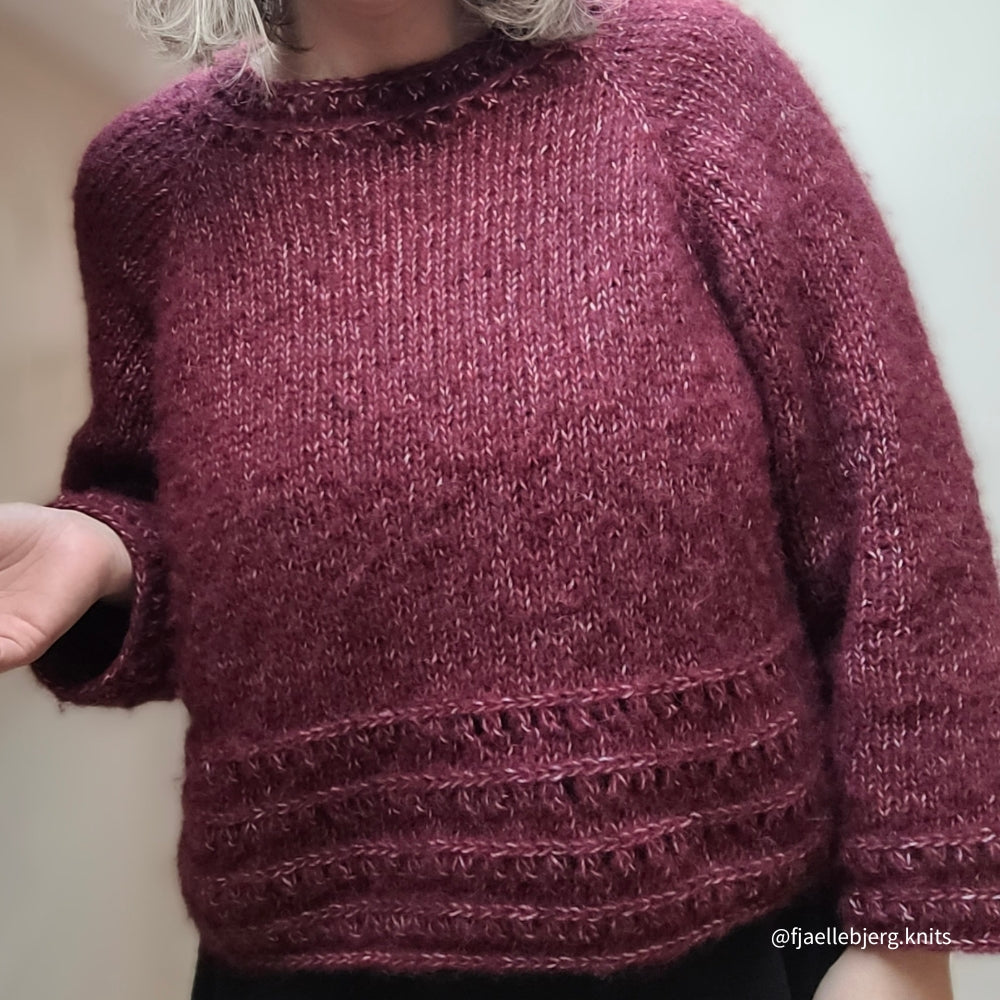 Strikkekit - Johanne Sweater af Mette Sandgaard Kühl (Aria)