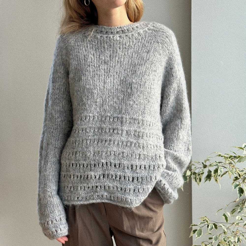 Strikkekit - Johanne Sweater af Mette Sandgaard Kühl (Aria)