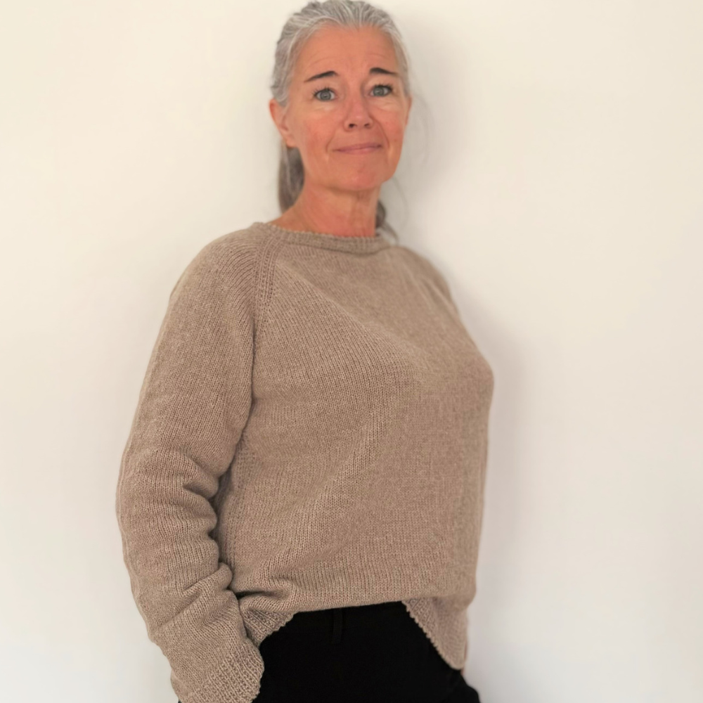 Strikkekit - Nette Bluse - Mette Sandgaard Kühl - (Eco Soft Cashmere)