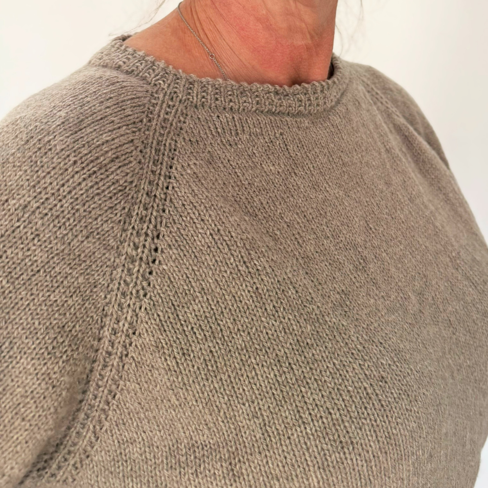 Strikkekit - Nette Bluse - Mette Sandgaard Kühl - (Eco Soft Cashmere)