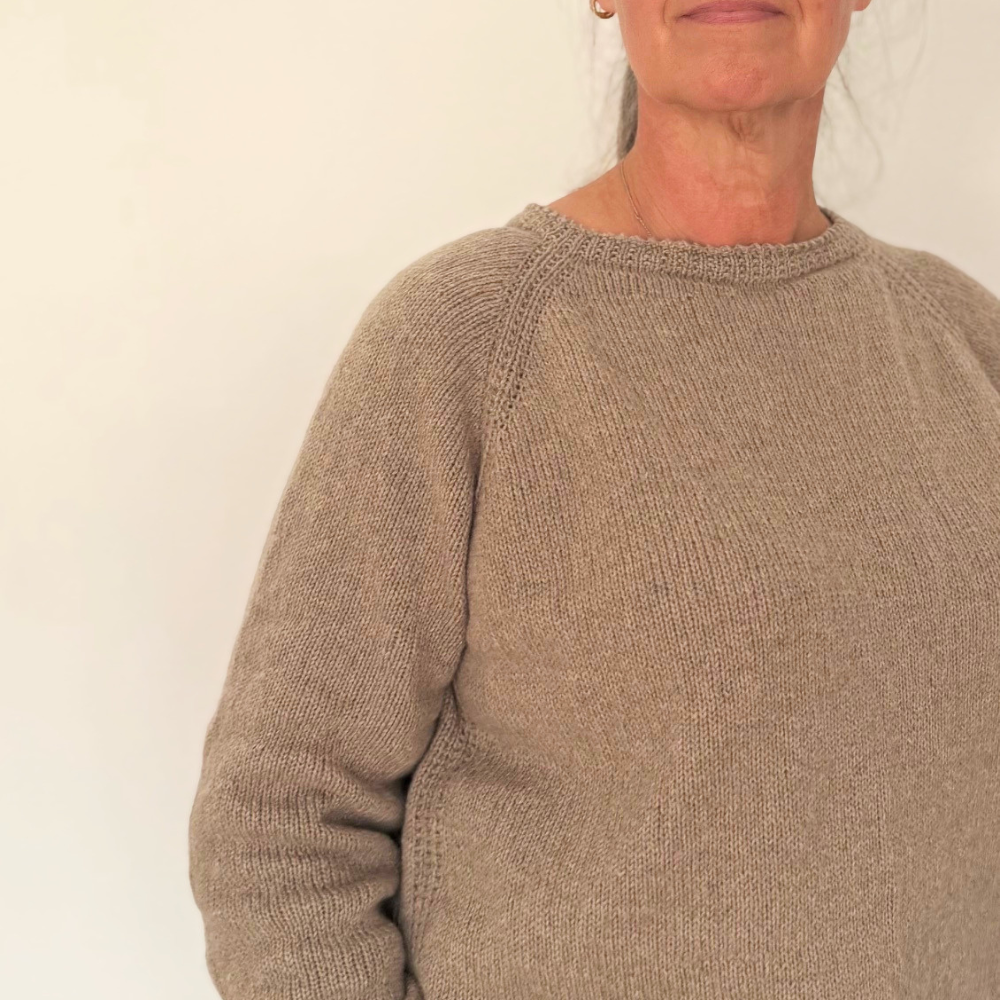 Strikkekit - Nette Bluse - Mette Sandgaard Kühl - (Eco Soft Cashmere)