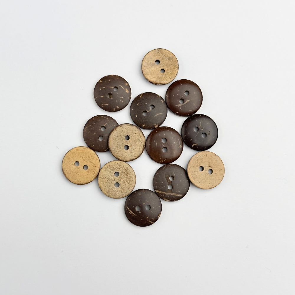 Button - Coconut - 15 mm