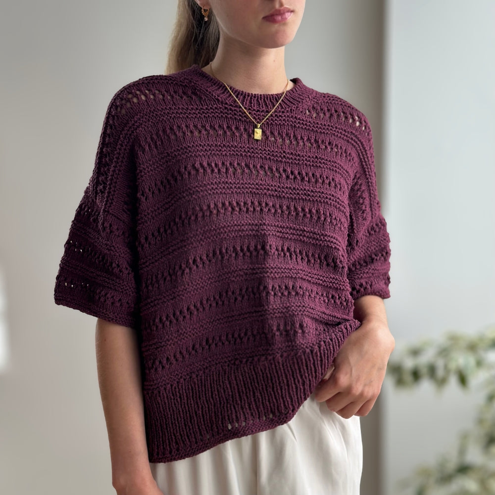 Garnkit - Lacey_Loop_Tee af Other Loops (True Silk)