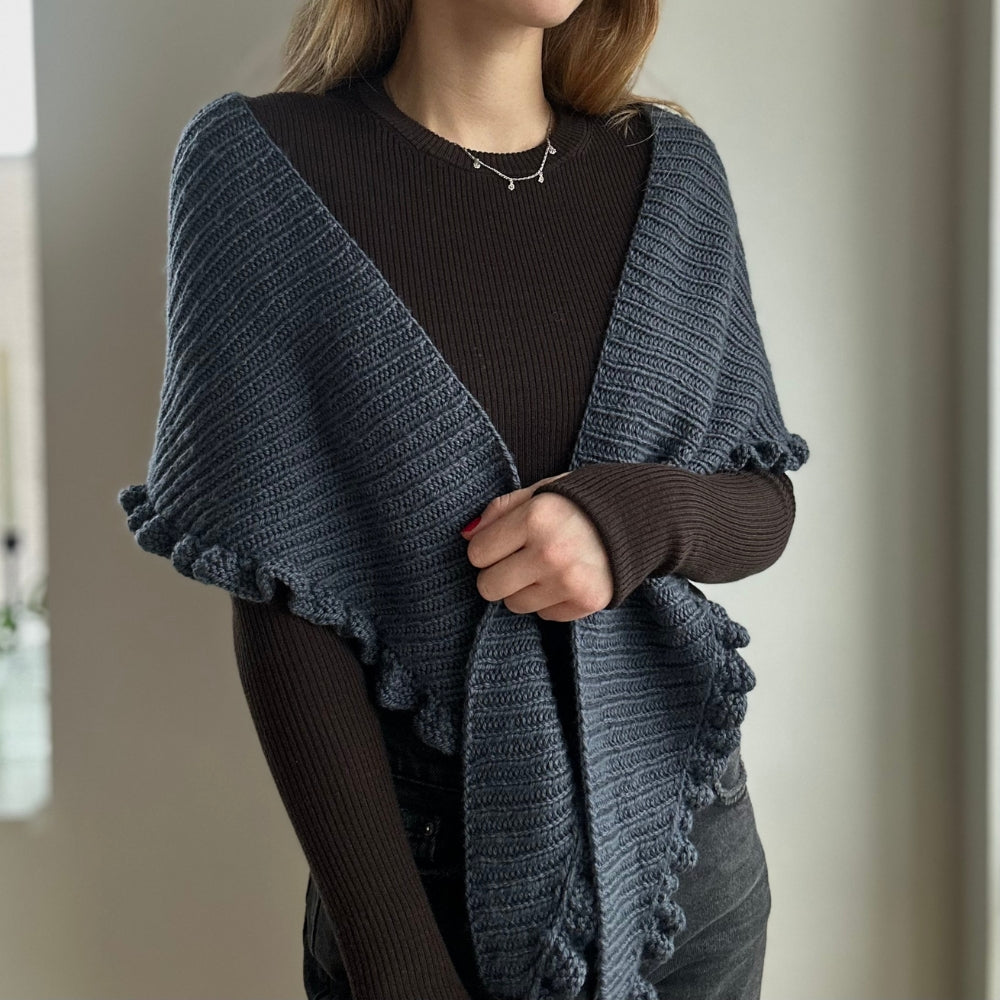 Strikkekit - Lulu Shawl af Mette Sandgaard Kühl (Maxi VIP)