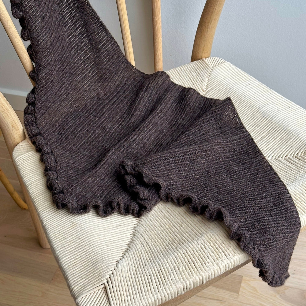 Strikkekit - Lulu Scarf af Mette Sandgaard Kühl (Eco Soft Cashmere)