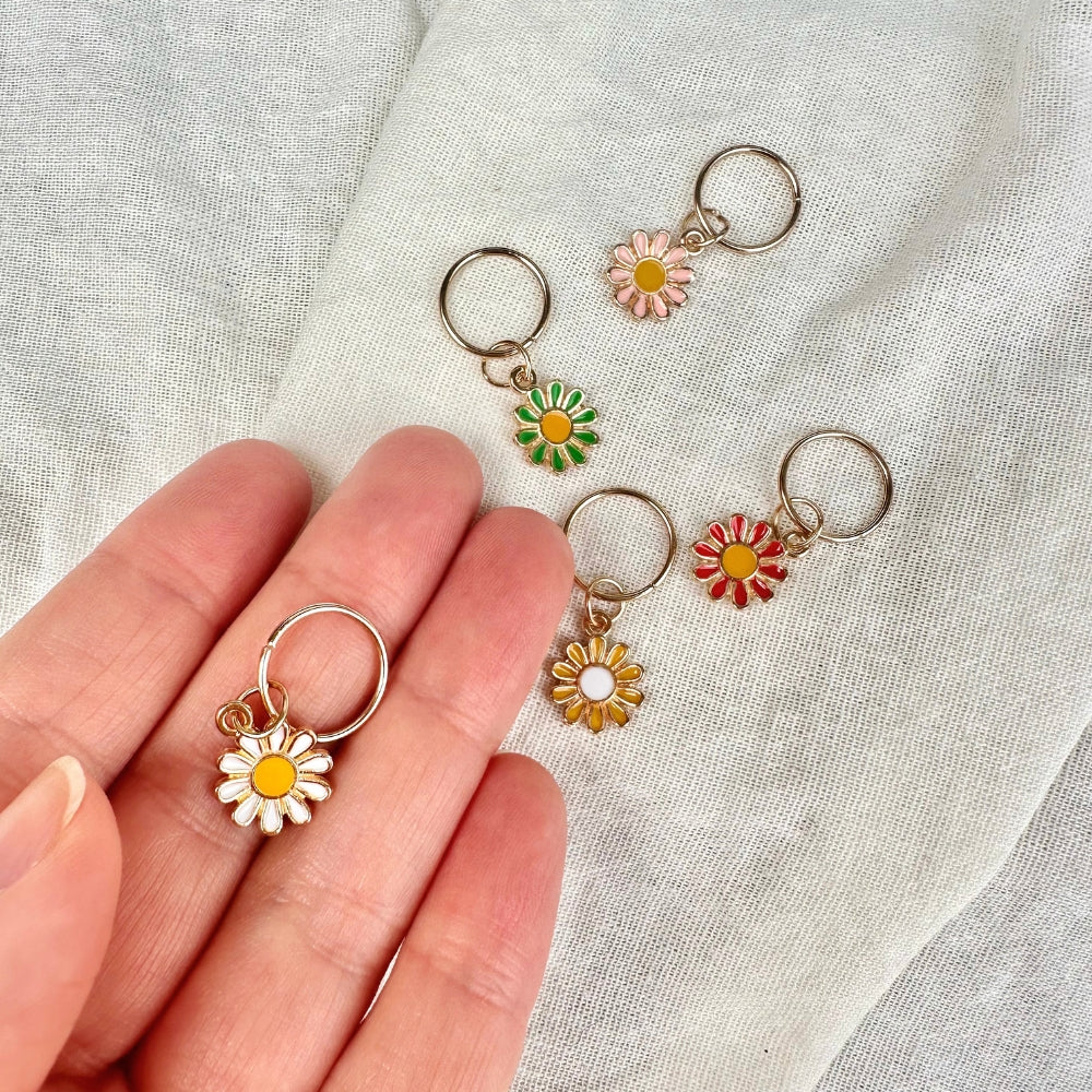 Mask marker with flowers - 5 pcs.