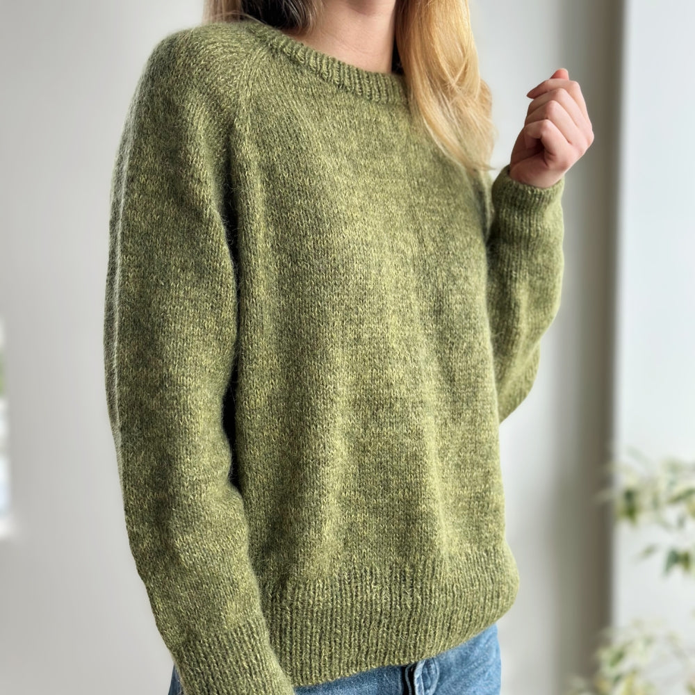 Garnkit - Monday Sweater af PetiteKnit (Shetland Wool + Silk Mohair)
