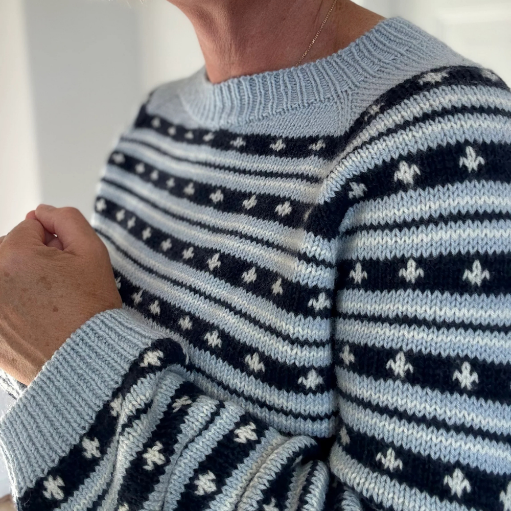 Garnkit - Nautic Sweater af Lenes Knitwear (Super Soft)