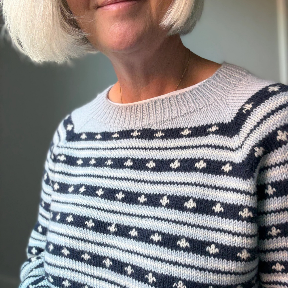 Garnkit - Nautic Sweater af Lenes Knitwear (Super Soft)