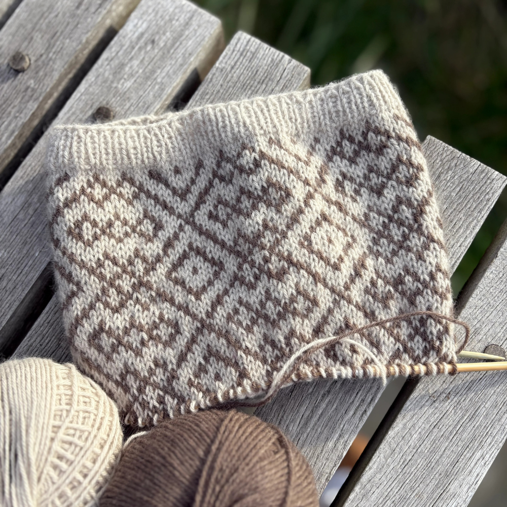 Garnkit - Northern Cowl af Lenes Knitwear (Eco Soft Cashmere)