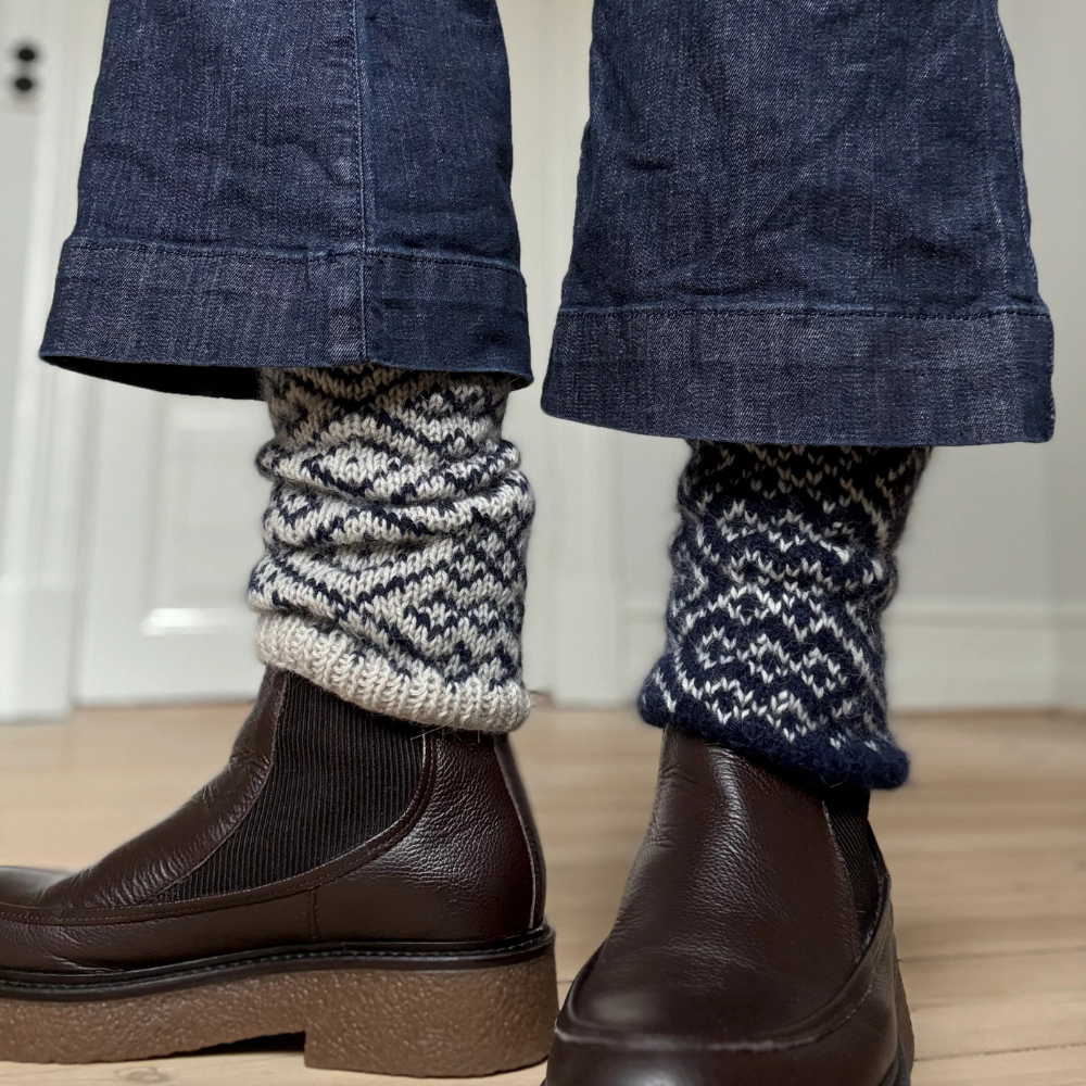 Garnkit - Northern Legwarmers af Lenes Knitwear (Super Soft)