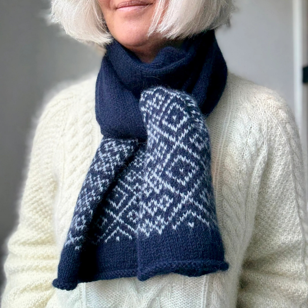 Garnkit - Northern Scarf af Lenes Knitwear (VIP + Silk Mohair)