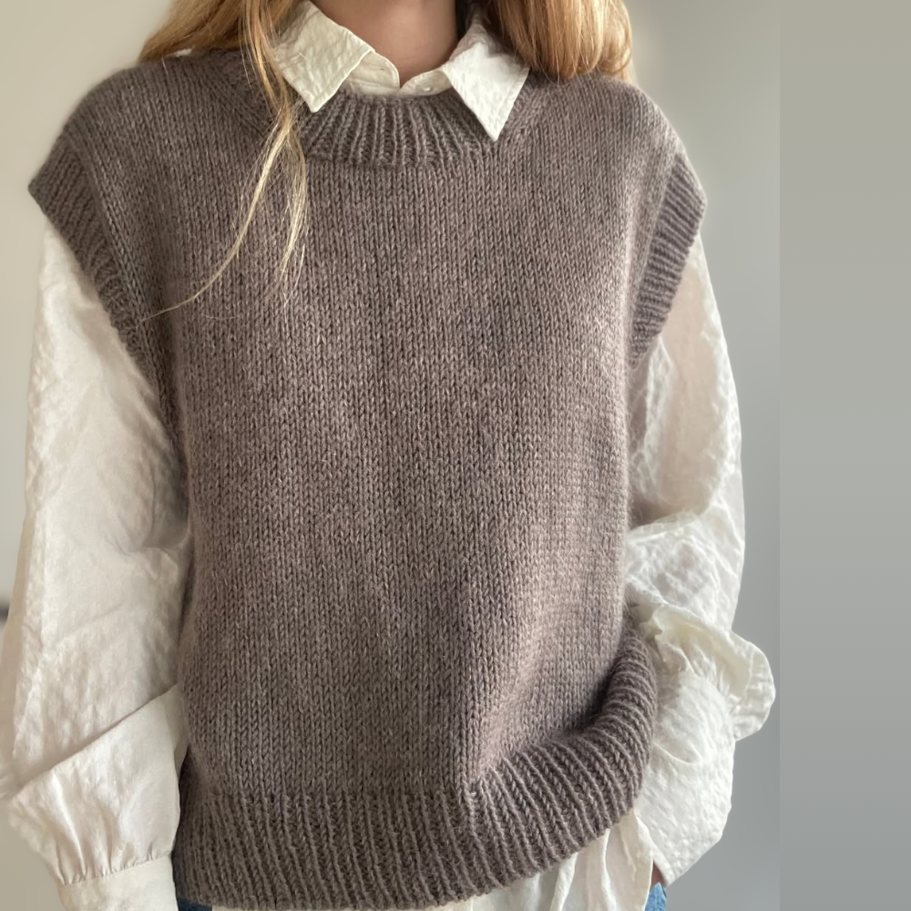 Garnkit - Novice Slipover af PetiteKnit (Super Soft + Silk Mohair)