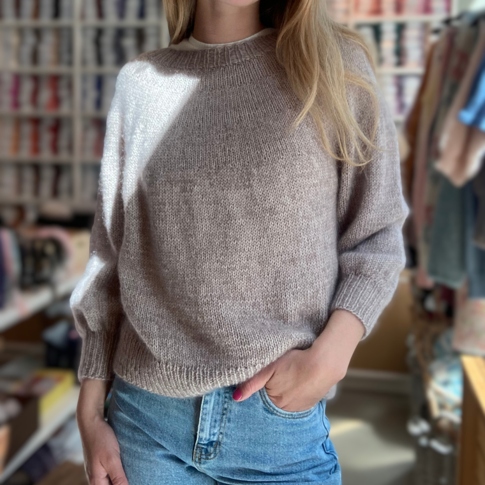 Garnkit - Novice Sweater Mohair Edition af PetiteKnit (VIP + Silk Mohair)