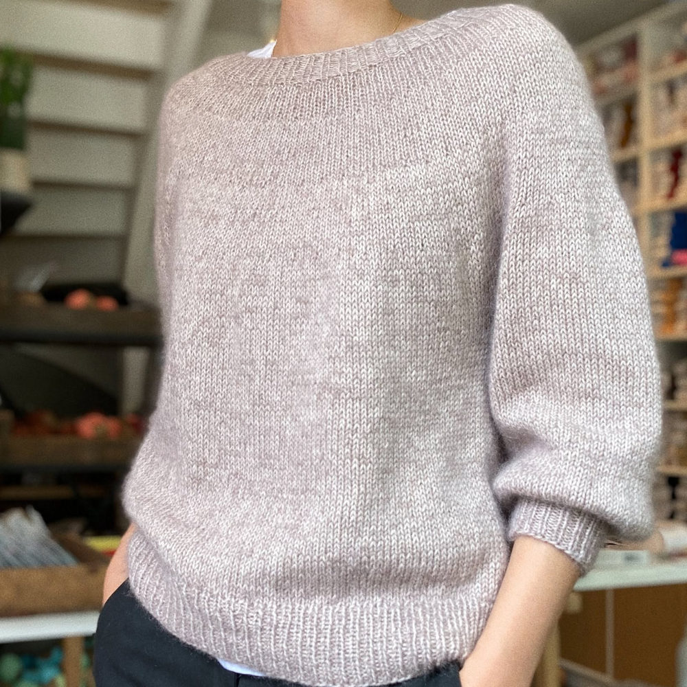 Garnkit - Novice Sweater Mohair Edition af PetiteKnit (VIP + Silk Mohair)