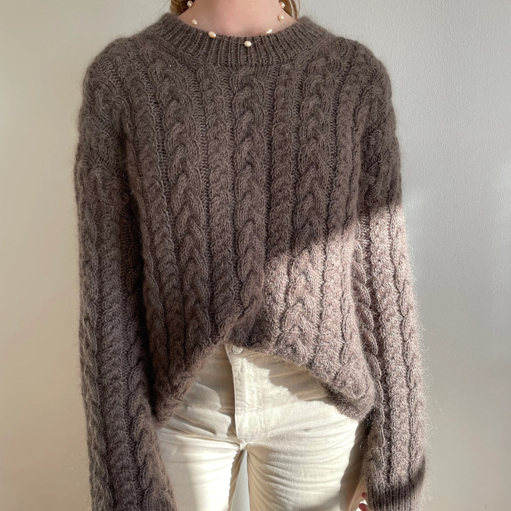 Knitting kit - Johanne Sweater by Mette Sandgaard Kühl (Aria)