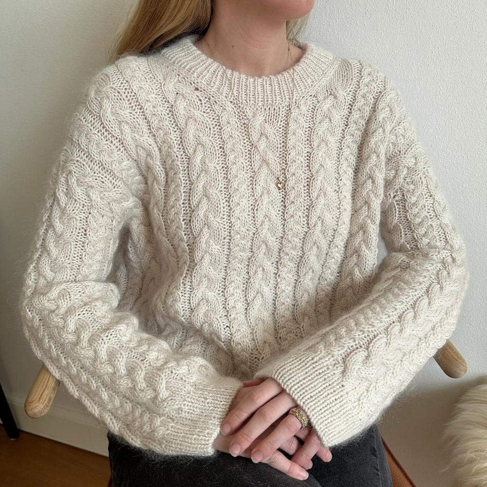 Knitting kit - Johanne Sweater by Mette Sandgaard Kühl (Aria)