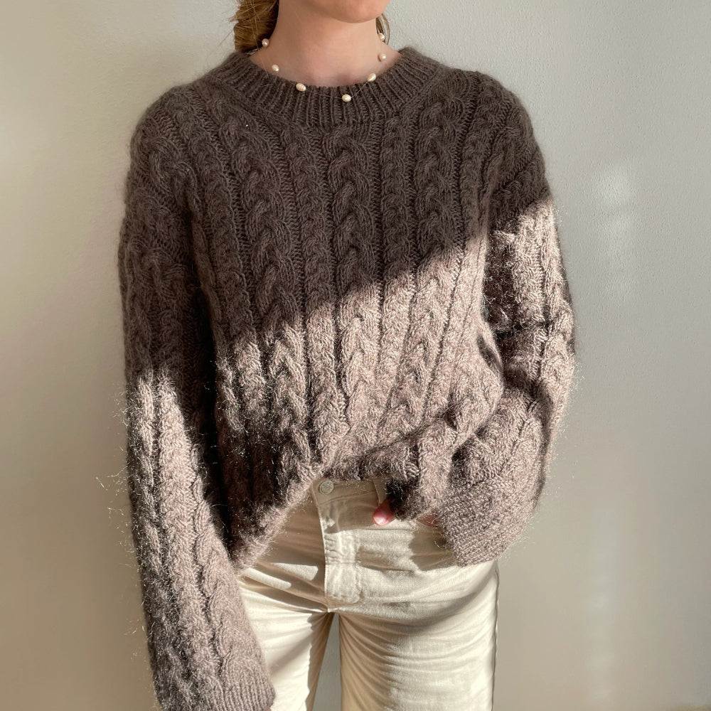 Knitting kit - Johanne Sweater by Mette Sandgaard Kühl (Aria)