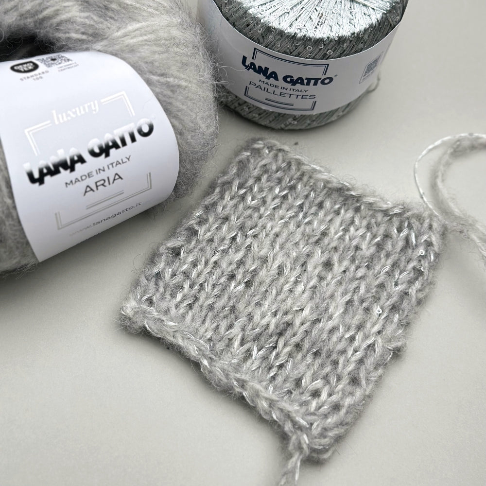 Paillettes - Silver Grey - 8603