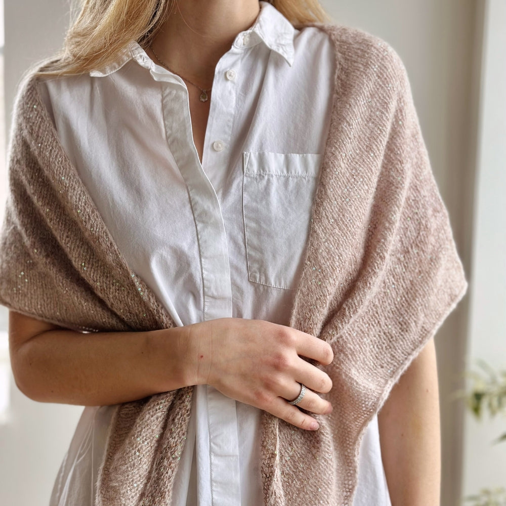 Paillettes Scarf - Digital knitting pattern