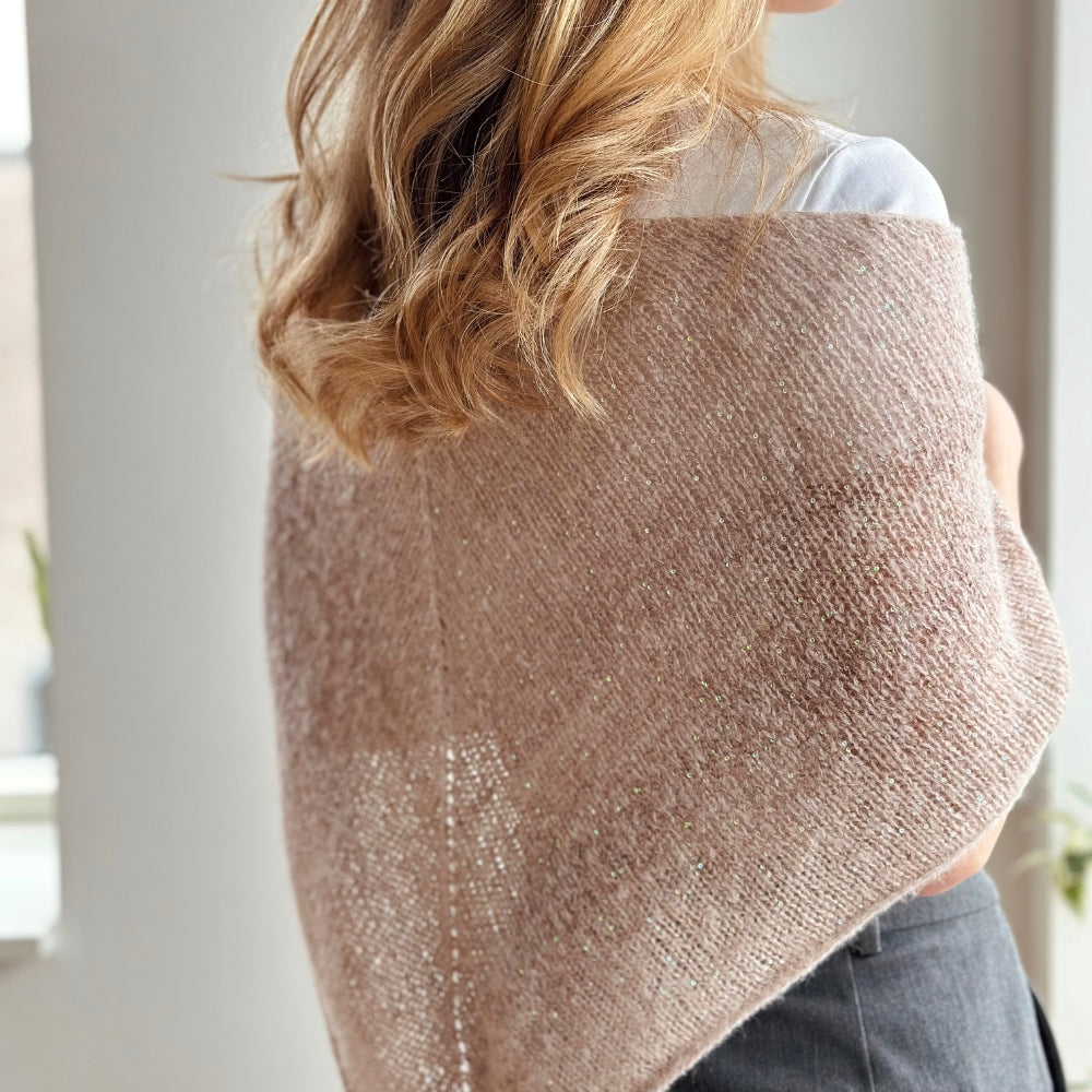 Knitting kit - Paillettes Scarf (Kimsa + Eclaire)
