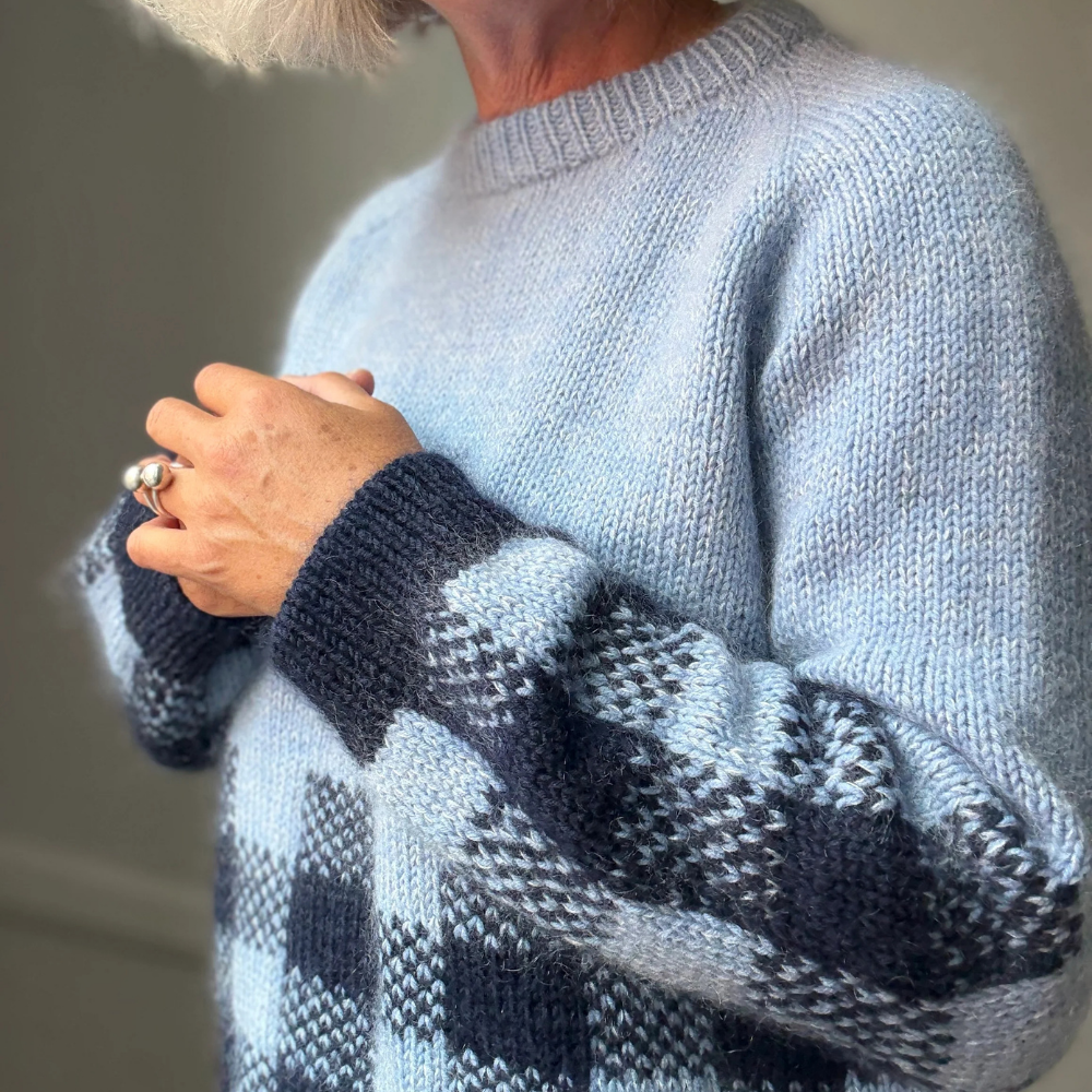 Garnkit - Picnic Sweater af Lenes Knitwear (Super Soft + Silk Mohair)