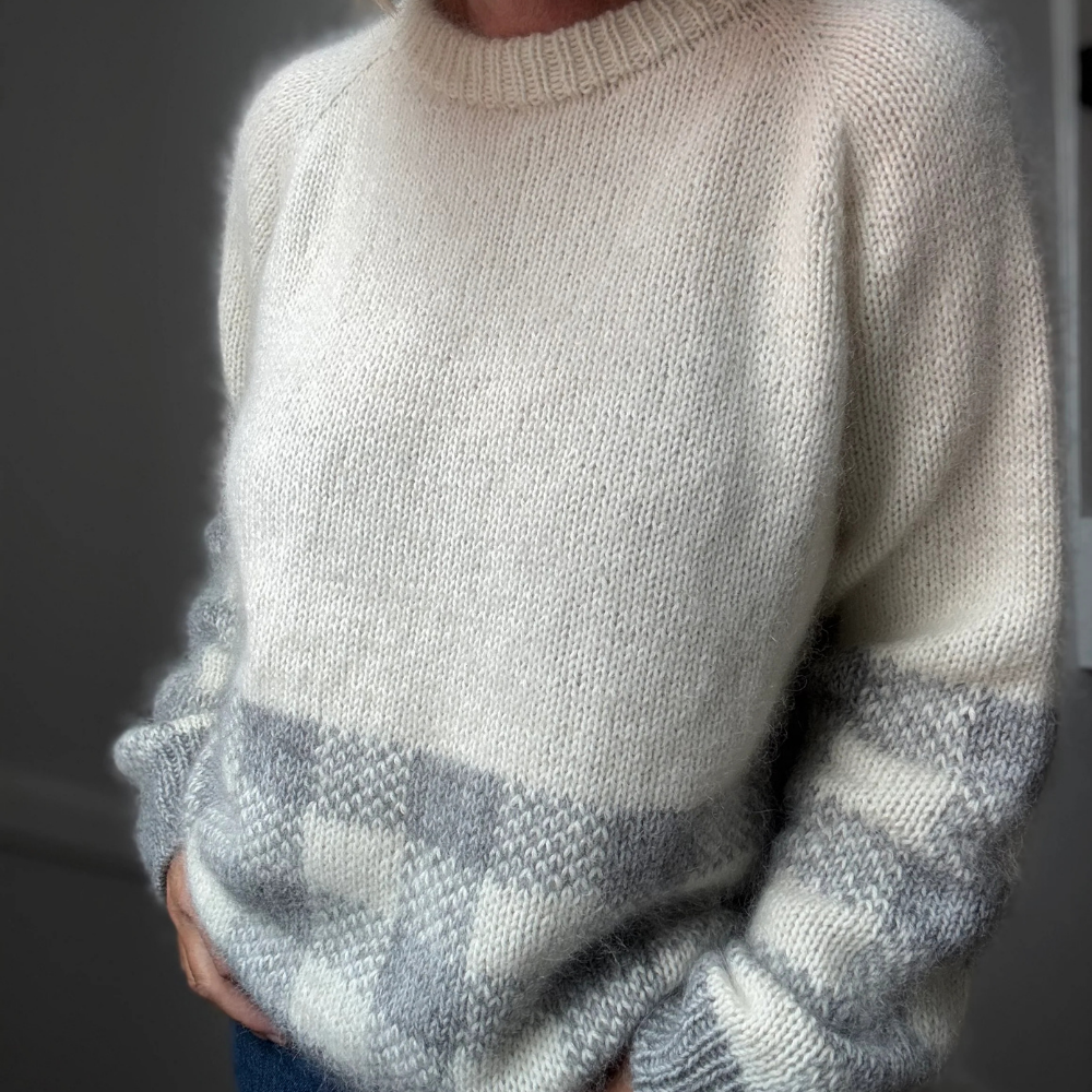 Garnkit - Picnic Sweater af Lenes Knitwear (Super Soft + Silk Mohair)