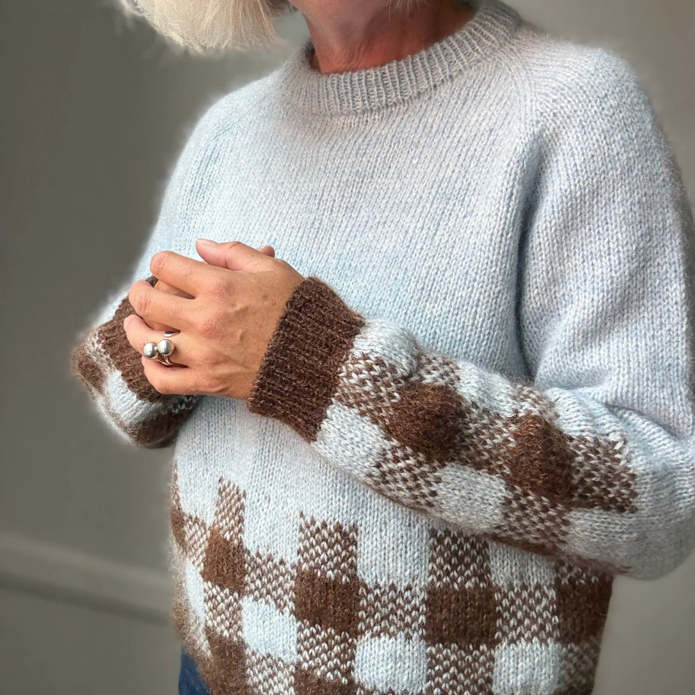 Garnkit - Picnic Sweater af Lenes Knitwear (Super Soft + Silk Mohair)