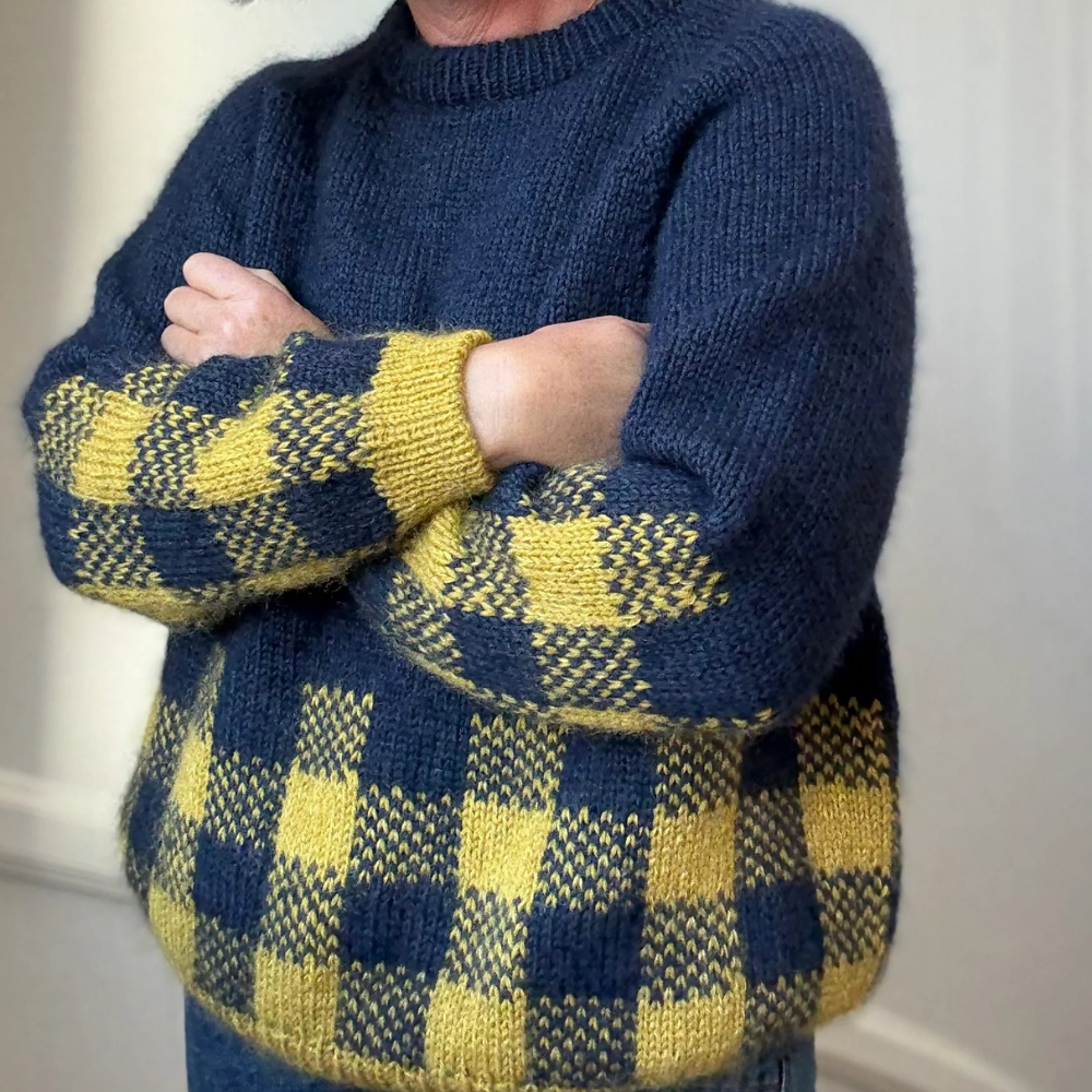 Garnkit - Picnic Sweater af Lenes Knitwear (Super Soft + Silk Mohair)