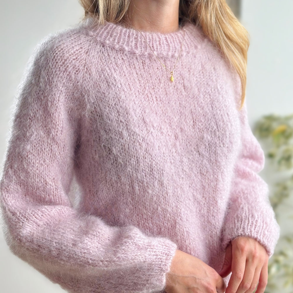 Garnkit - Picot Sweater af Le Knit (Wool Mohair)