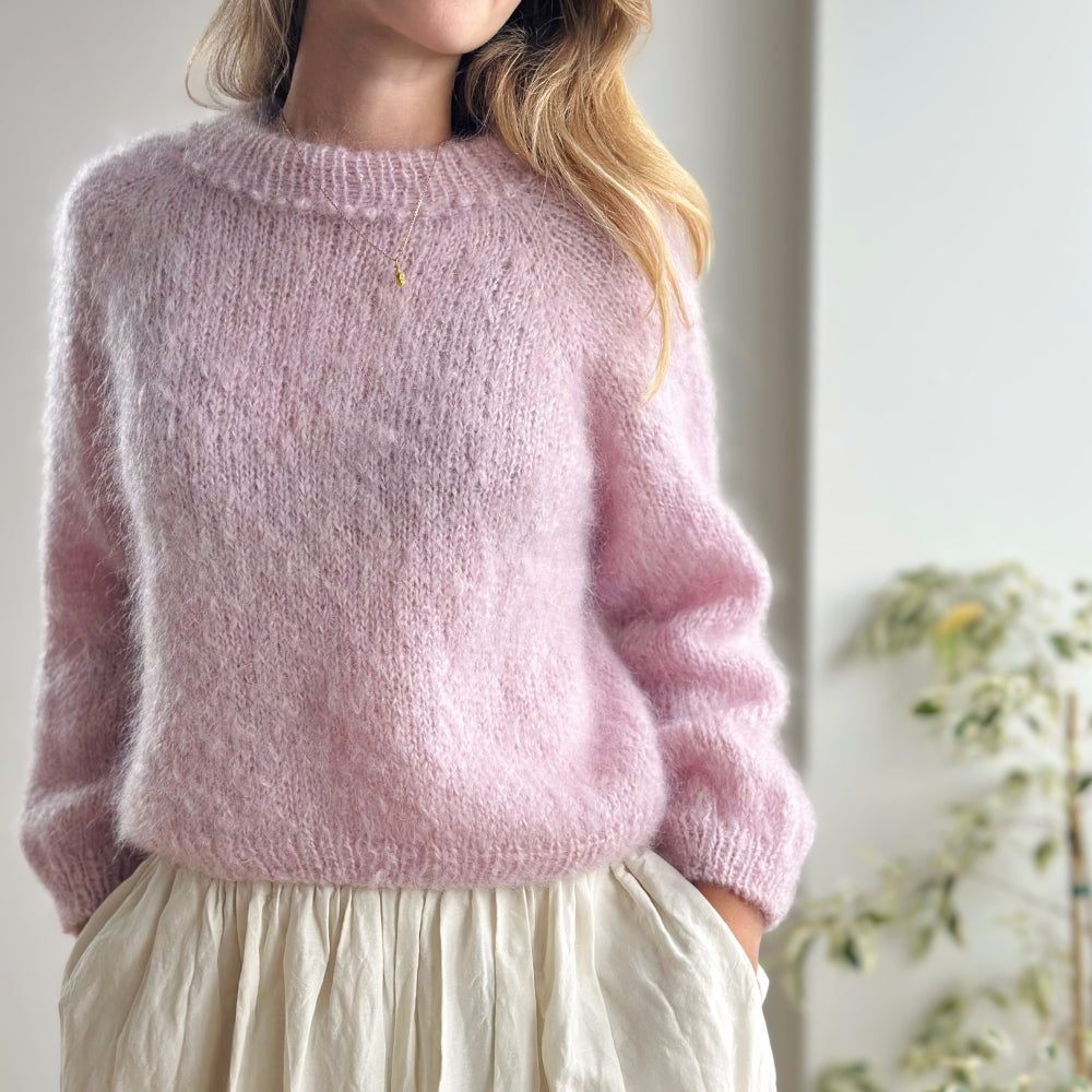 Garnkit - Picot Sweater af Le Knit (Wool Mohair)