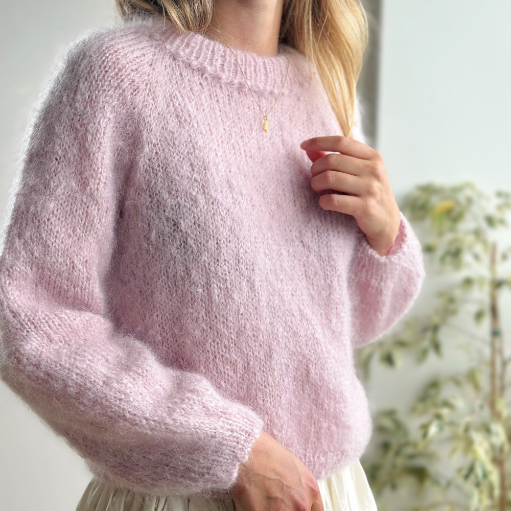 Garnkit - Picot Sweater af Le Knit (Wool Mohair)