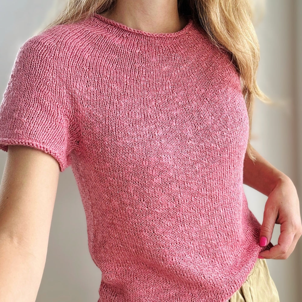 Garnkit - Plain Yoke Tee 22 af Le Knit (Porto Rico)