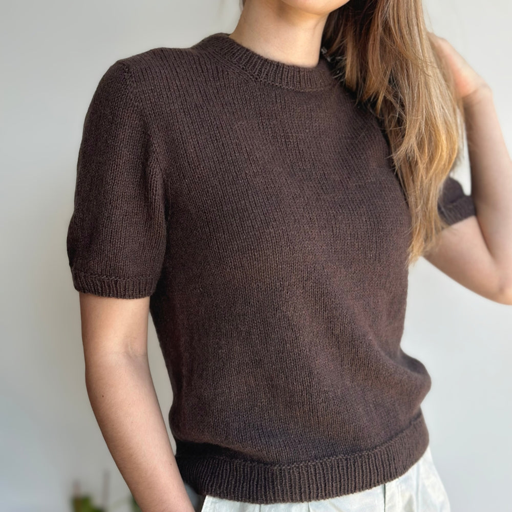 Garnkit - Poppy Tee af PetiteKnit (Eco Soft Cashmere)