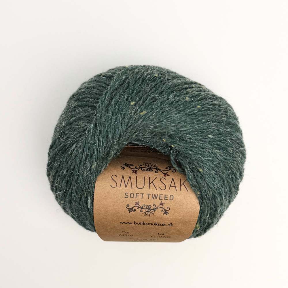 Soft Tweed - Forest Green - 74316