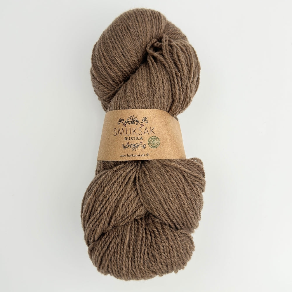 Rustica - Organic wool - Mocha Mousse - E034