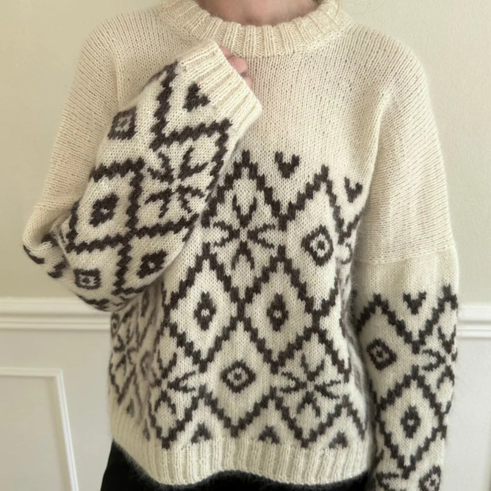 Knitting kit - Johanne Sweater by Mette Sandgaard Kühl (Aria)