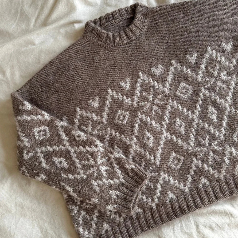 Knitting kit - Johanne Sweater by Mette Sandgaard Kühl (Aria)