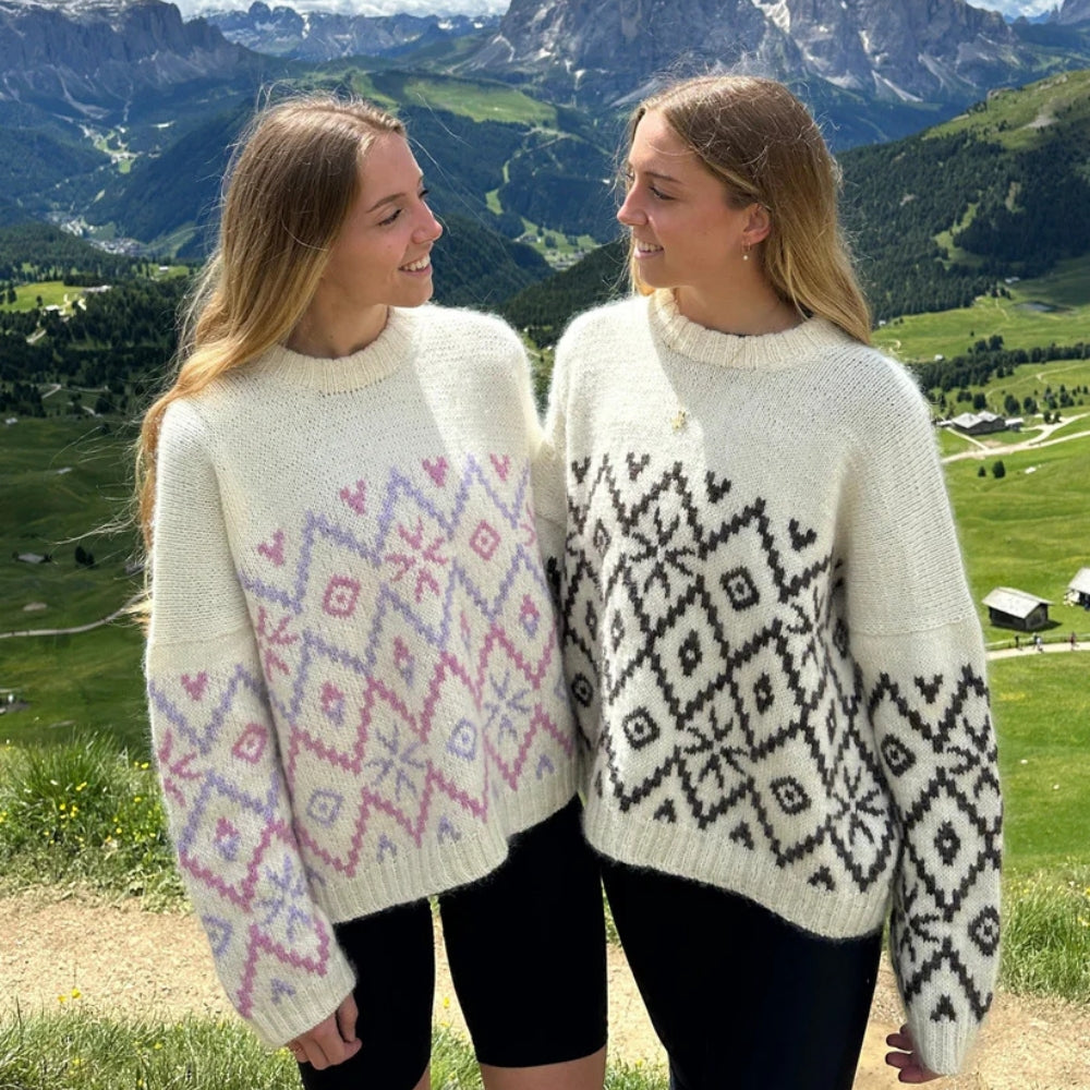 Knitting kit - Johanne Sweater by Mette Sandgaard Kühl (Aria)