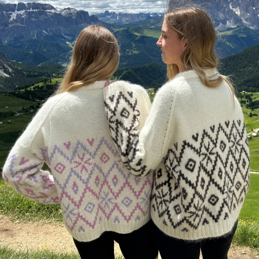 Knitting kit - Johanne Sweater by Mette Sandgaard Kühl (Aria)