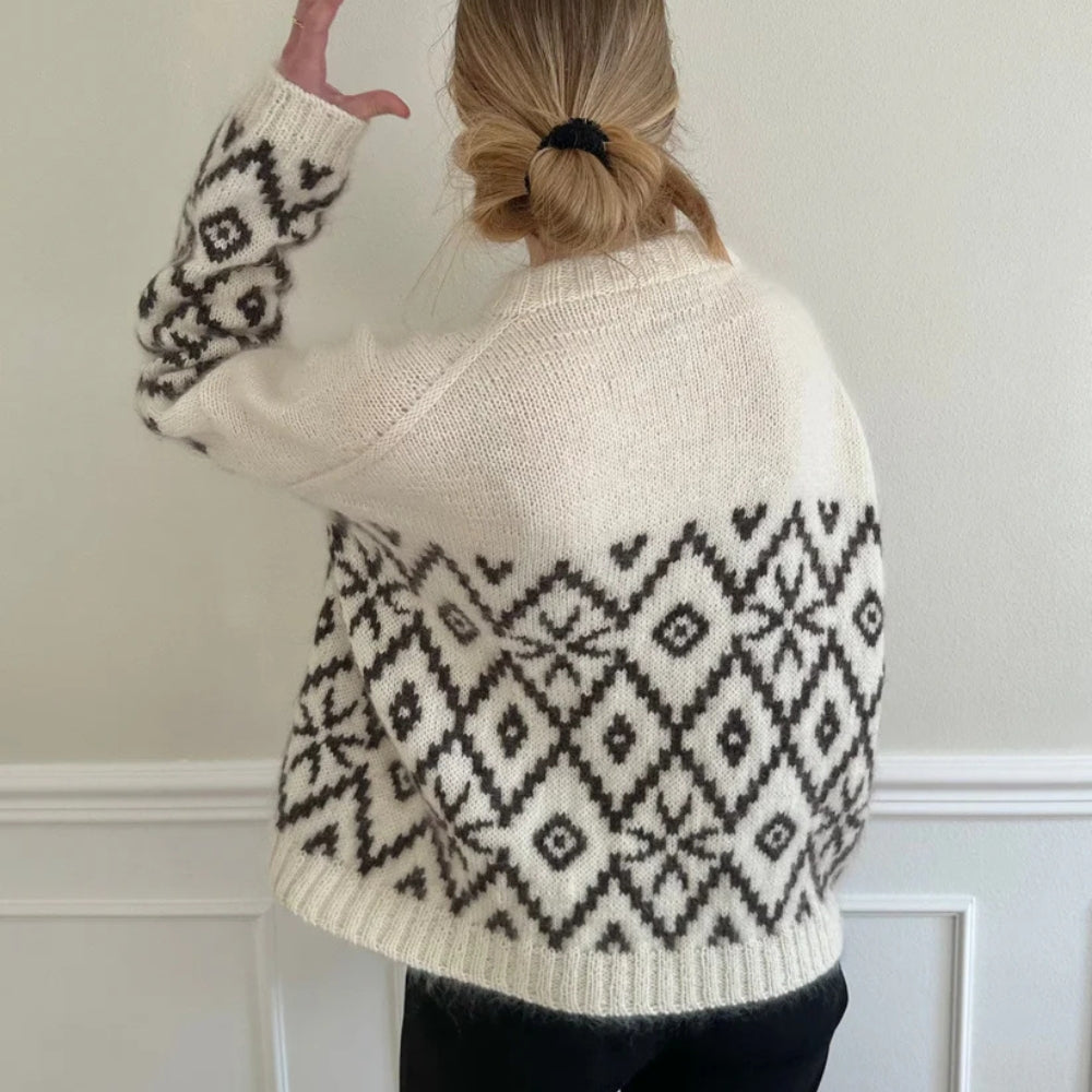 Knitting kit - Johanne Sweater by Mette Sandgaard Kühl (Aria)
