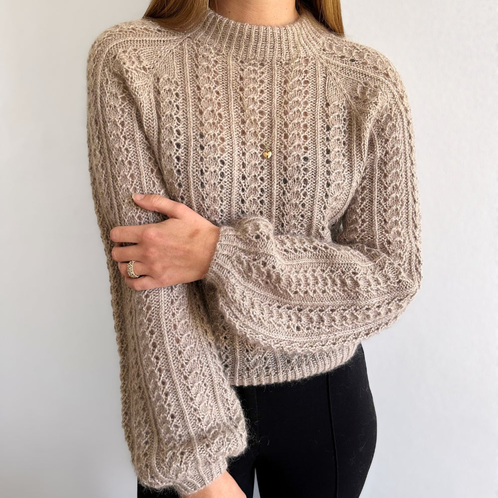 Knitting kit - Johanne Sweater by Mette Sandgaard Kühl (Aria)