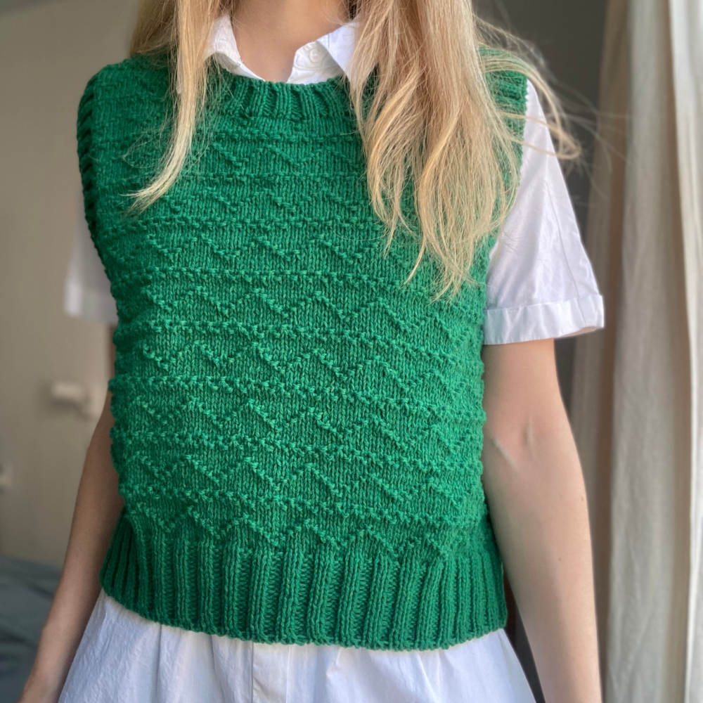 Garnkit - Sille Slipover af PetiteKnit (Reloved Merino)