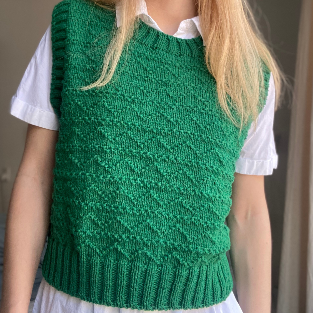 Garnkit - Sille Slipover af PetiteKnit (Reloved Merino)